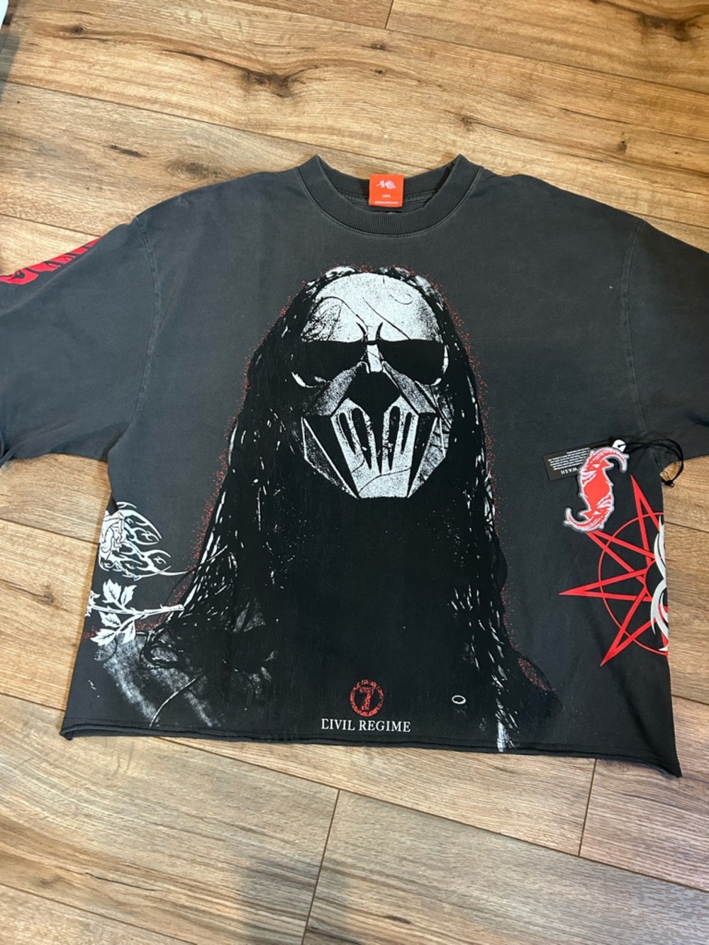 Civil Regime X Slipknot Mickey Thompson Dungeon T-shirt Sold Out Super Rare